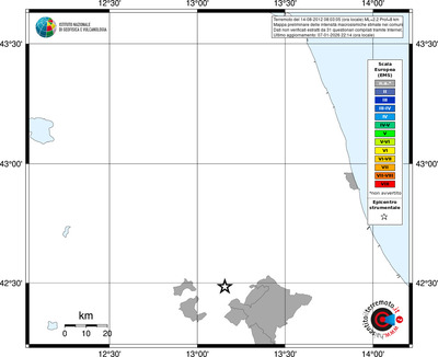 Mappa EMS - territori comuni