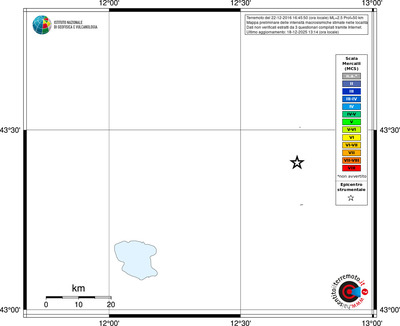 Mappa MCS - territori località