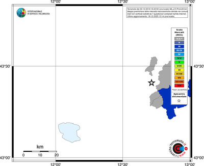 Mappa MCS - territori comuni