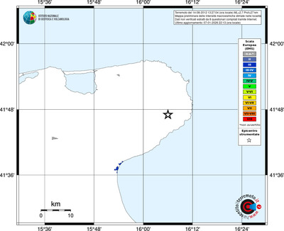 Mappa EMS - territori località