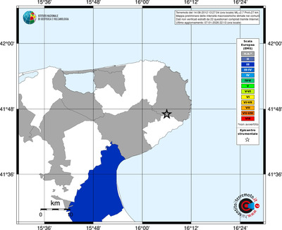 Mappa EMS - territori comuni
