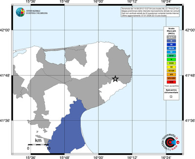 Mappa MCS - territori comuni