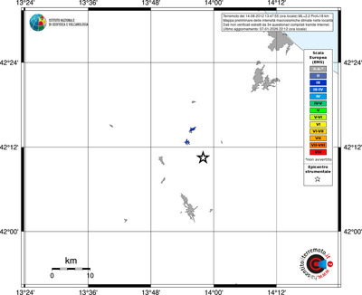 Mappa EMS - territori località