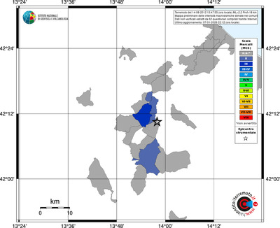 Mappa MCS - territori comuni