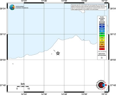 Mappa EMS - territori località