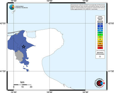 Mappa MCS - territori comuni