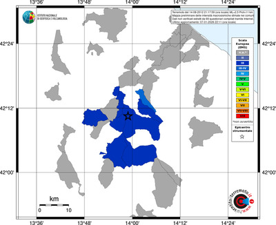 Mappa EMS - territori comuni