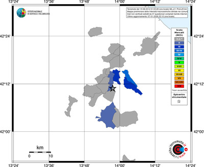 Mappa MCS - territori comuni