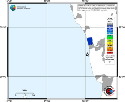 Mappa MCS - territori comuni
