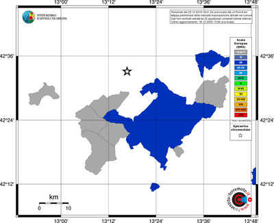 Mappa EMS - territori comuni