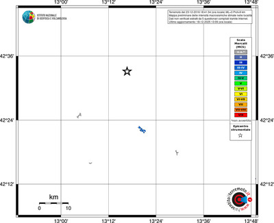 Mappa MCS - territori località