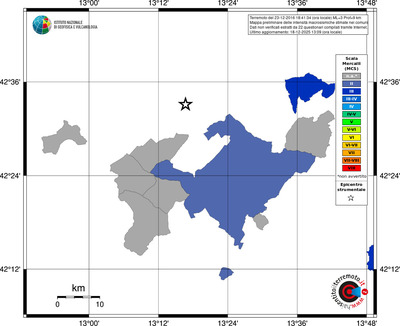 Mappa MCS - territori comuni