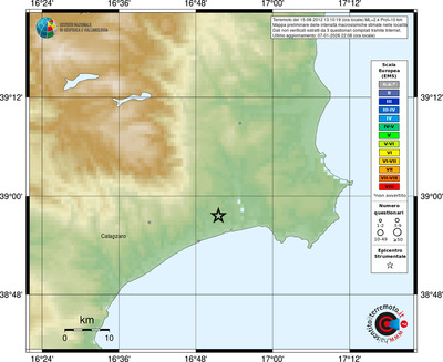 Mappa EMS - località