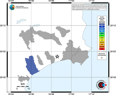 Mappa MCS - territori comuni