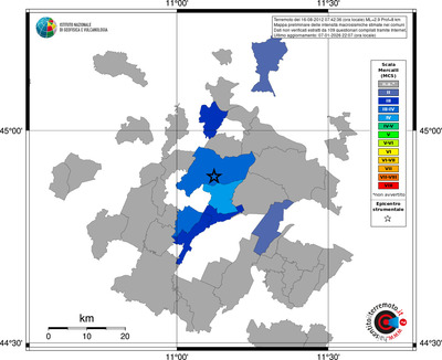 Mappa MCS - territori comuni