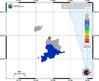Mappa EMS - territori comuni