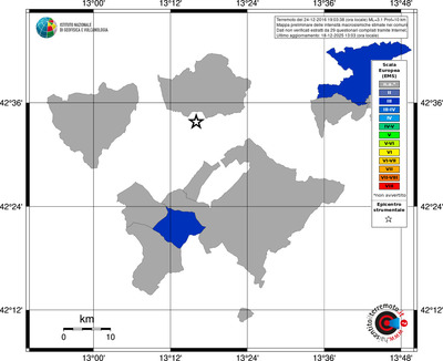Mappa EMS - territori comuni