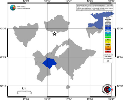 Mappa MCS - territori comuni