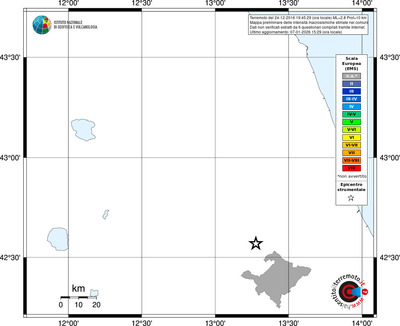 Mappa EMS - territori comuni