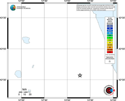 Mappa MCS - territori località