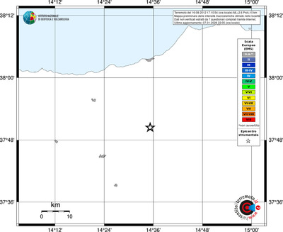 Mappa EMS - territori località