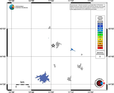 Mappa MCS - territori località