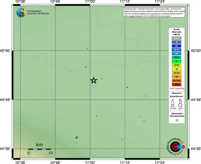 Mappa MCS - località