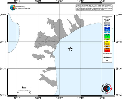 Mappa EMS - territori comuni