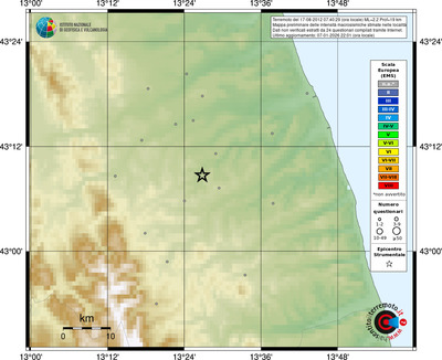 Mappa EMS - località
