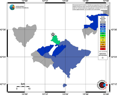 Mappa MCS - territori comuni