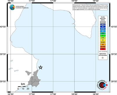Mappa MCS - territori comuni