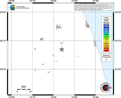 Mappa EMS - territori località