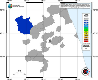 Mappa MCS - territori comuni