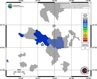 Mappa MCS - territori comuni