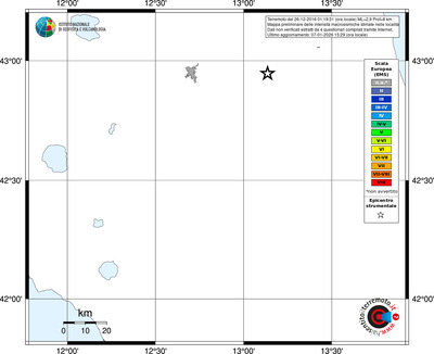 Mappa EMS - territori località