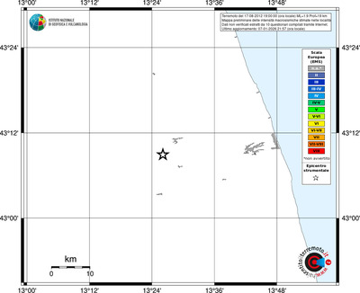Mappa EMS - territori località