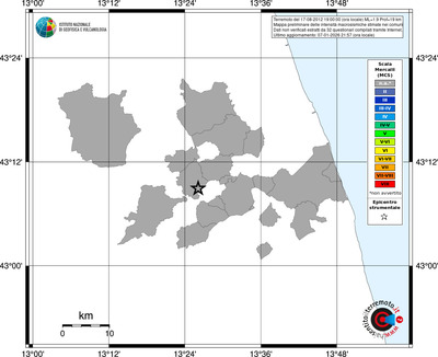 Mappa MCS - territori comuni