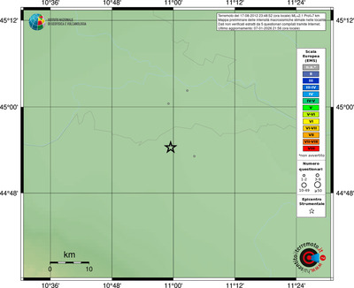 Mappa EMS - località