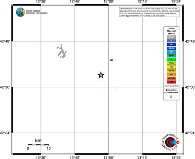 Mappa MCS - territori località