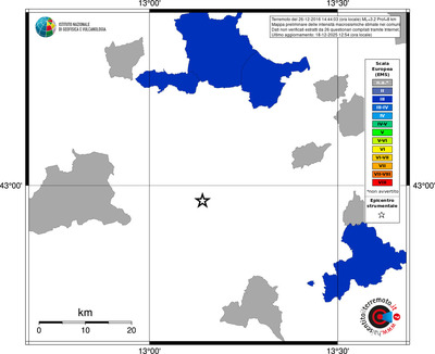 Mappa EMS - territori comuni