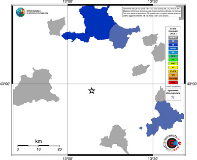 Mappa MCS - territori comuni