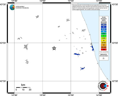 Mappa EMS - territori località