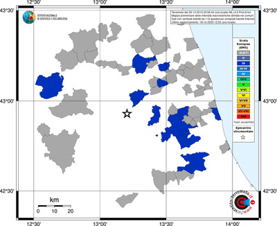 Mappa EMS - territori comuni
