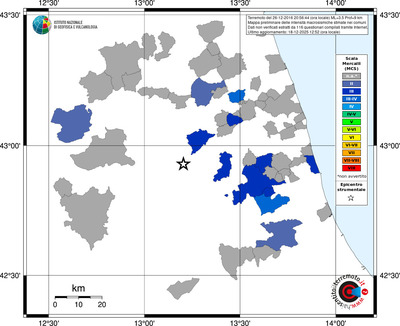 Mappa MCS - territori comuni