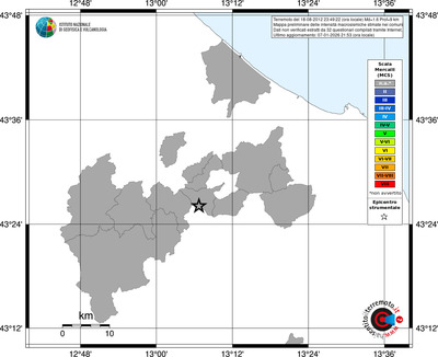 Mappa MCS - territori comuni