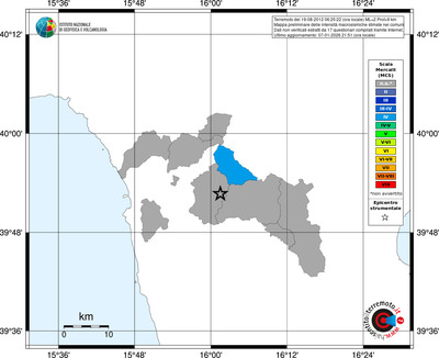 Mappa MCS - territori comuni