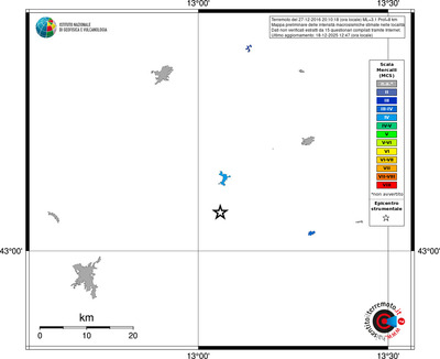 Mappa MCS - territori località