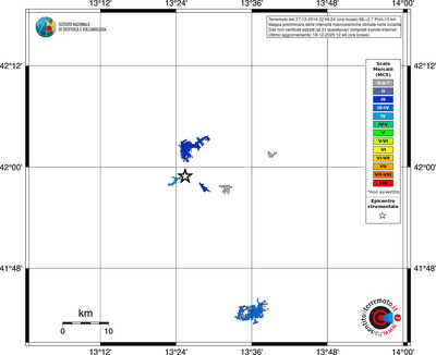 Mappa MCS - territori località