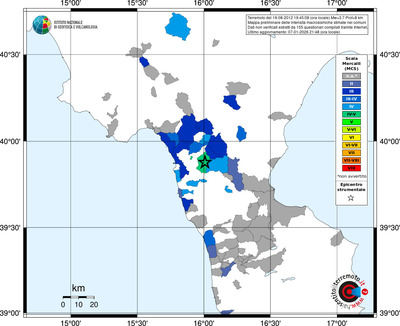 Mappa MCS - territori comuni