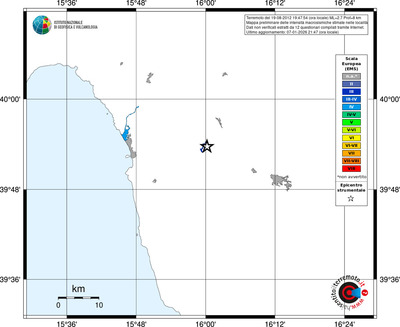 Mappa EMS - territori località